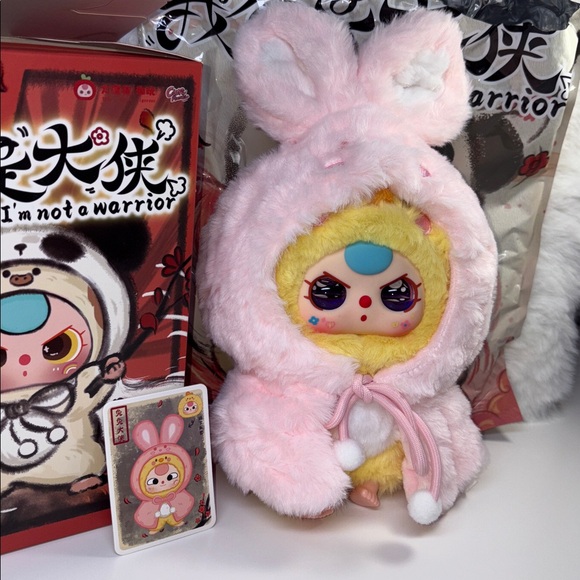 Baby Three Im Not A Warrior (Not Your Hero) Confirmed Rabbit Hero Plush - Picture 4 of 7
